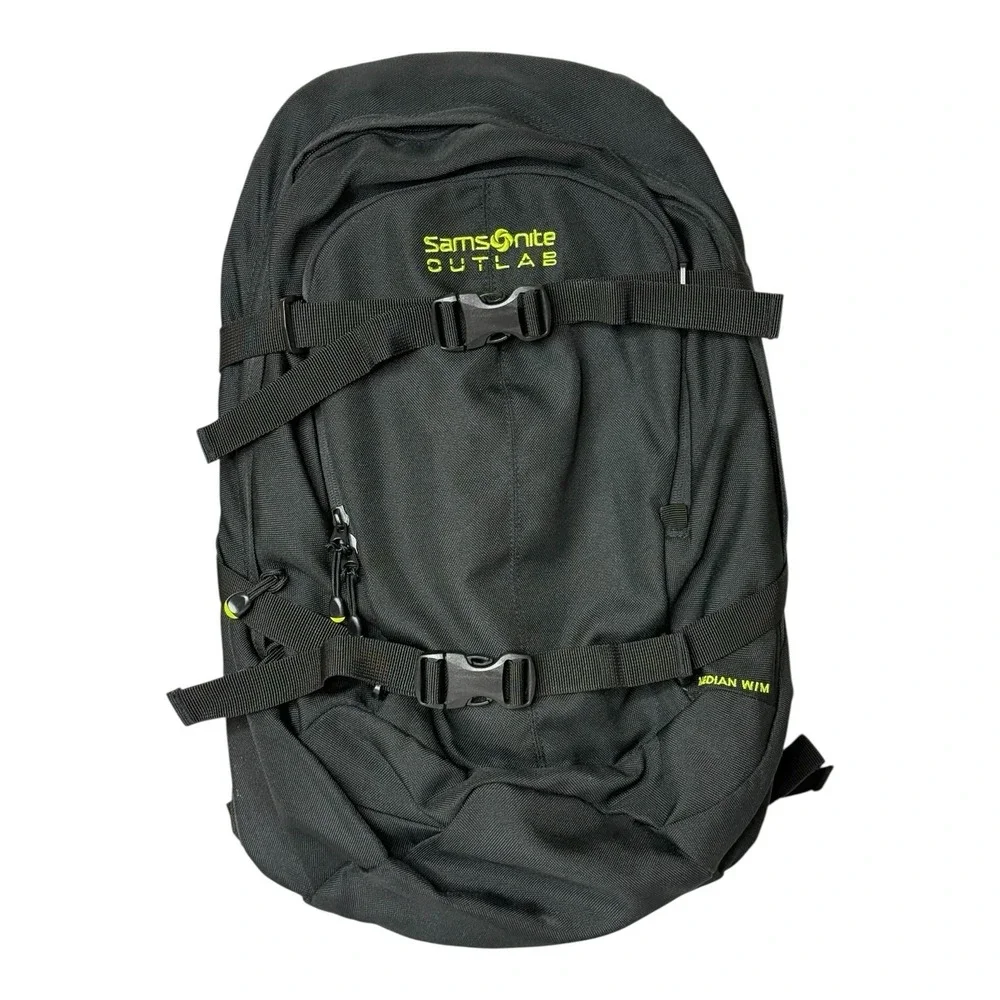 Samsonite‎ Outlab Black Laptop Backpack Multiple Pockets Adjustable